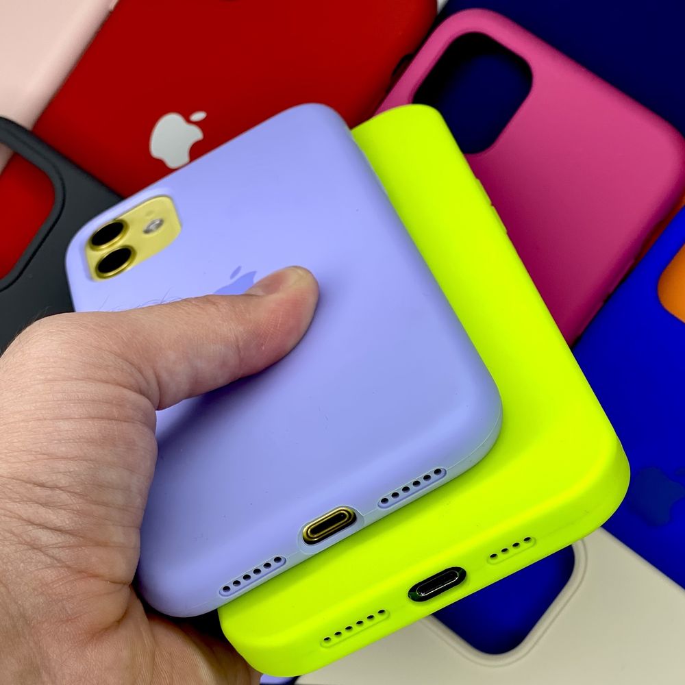 Силіконовий чохол на айфон silicone case iPhone 11 Pro Max /та інші 13