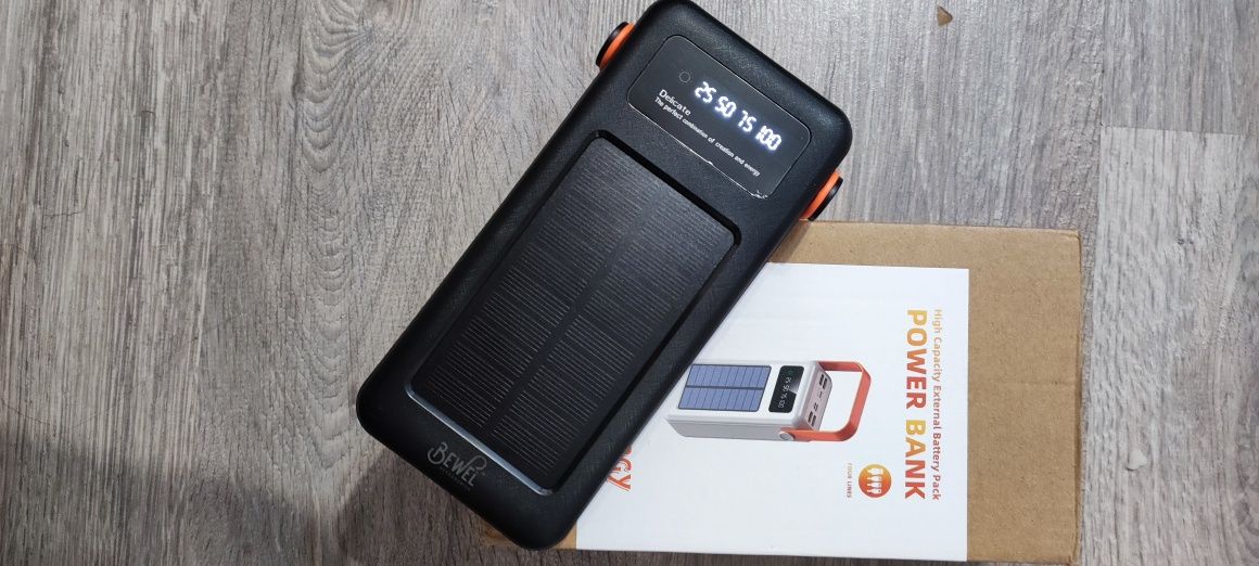 Power Bank 50000mAh на солнечных батареях