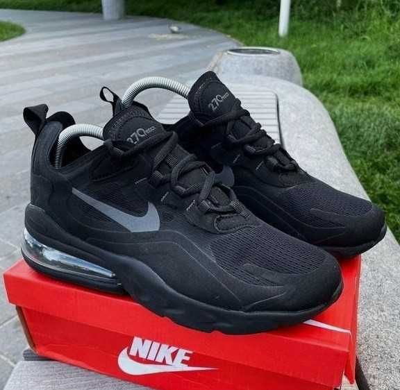 Мужские Черные Кроссовки Найк Сеточка Мужские Черные с Амортизацией