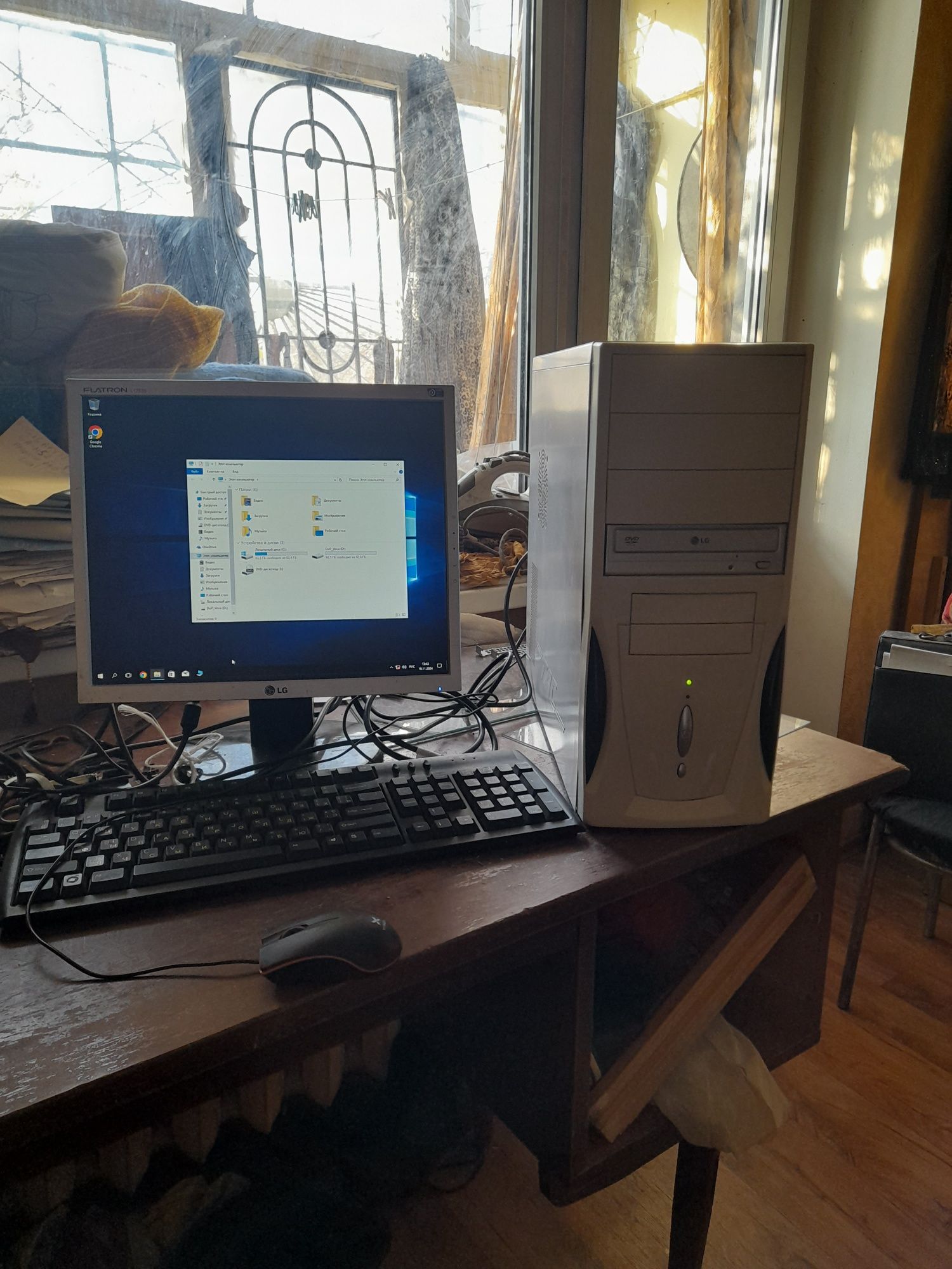 Компьютер с двухядерным AMD Athon 64×2 Dual (материнска плата - НЕ раб