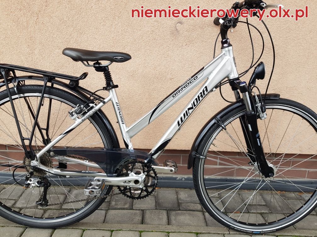 Rower damski damka trekkingowa WINORA koła 28 SHIMANO DEORE LX alu