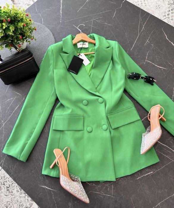 Пиджак зеленый с размер