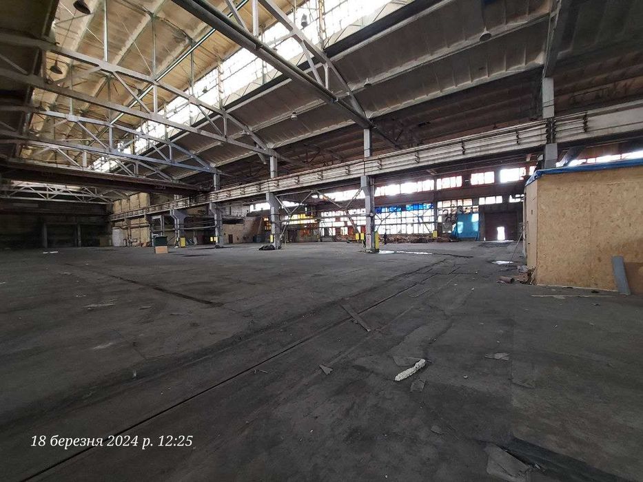 склад-виробництво 2300м2 , капіт., сухе, зайде фура, Н-10м, кран 10т