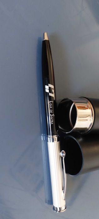 Esferográfica "Nino Cerruti", publi PT Portugal Telecom Loja de Sintra