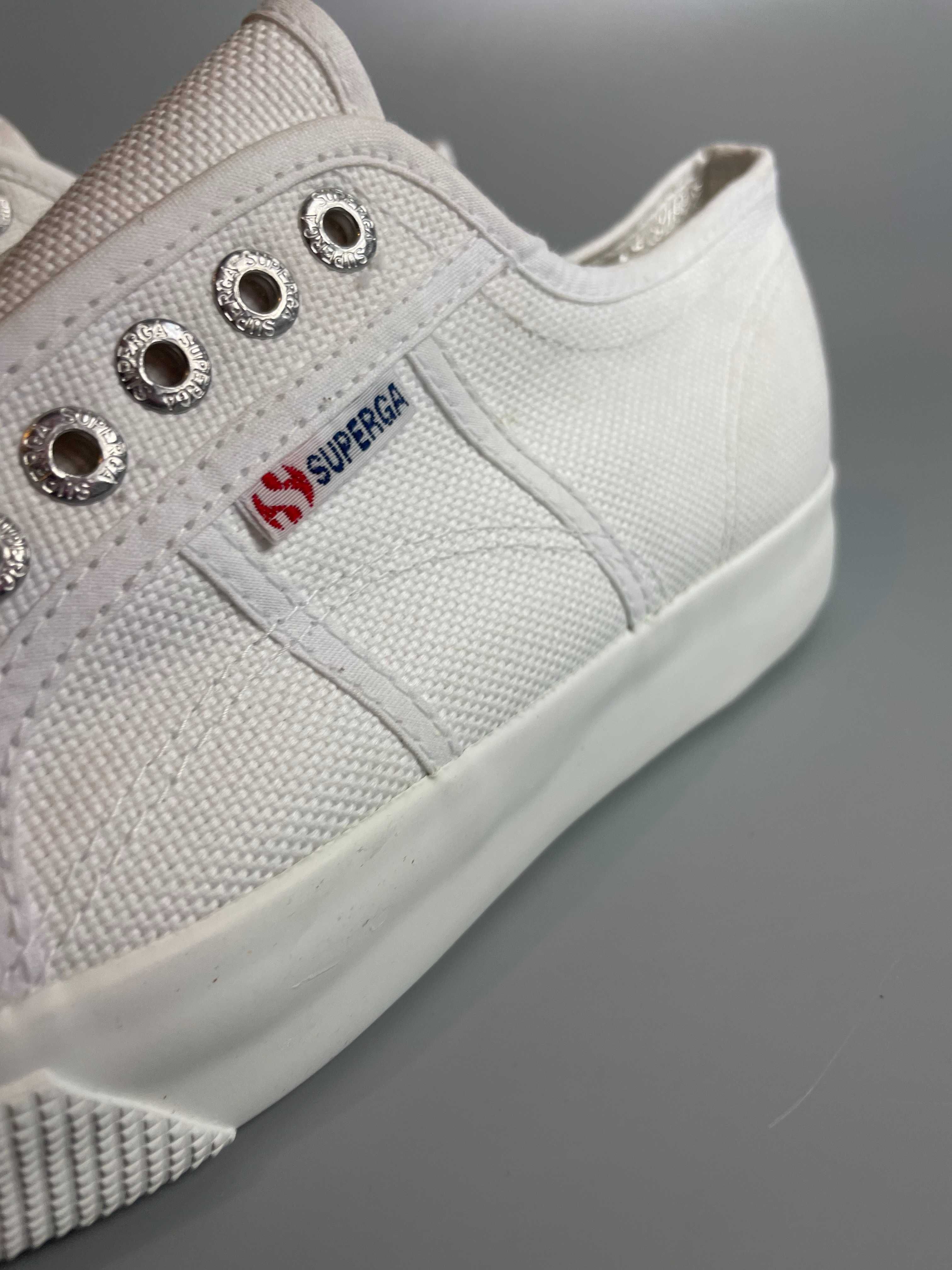 Superga Tenisówki 2730 białe trampki niskie rozm. 41 [B67] sneakersy