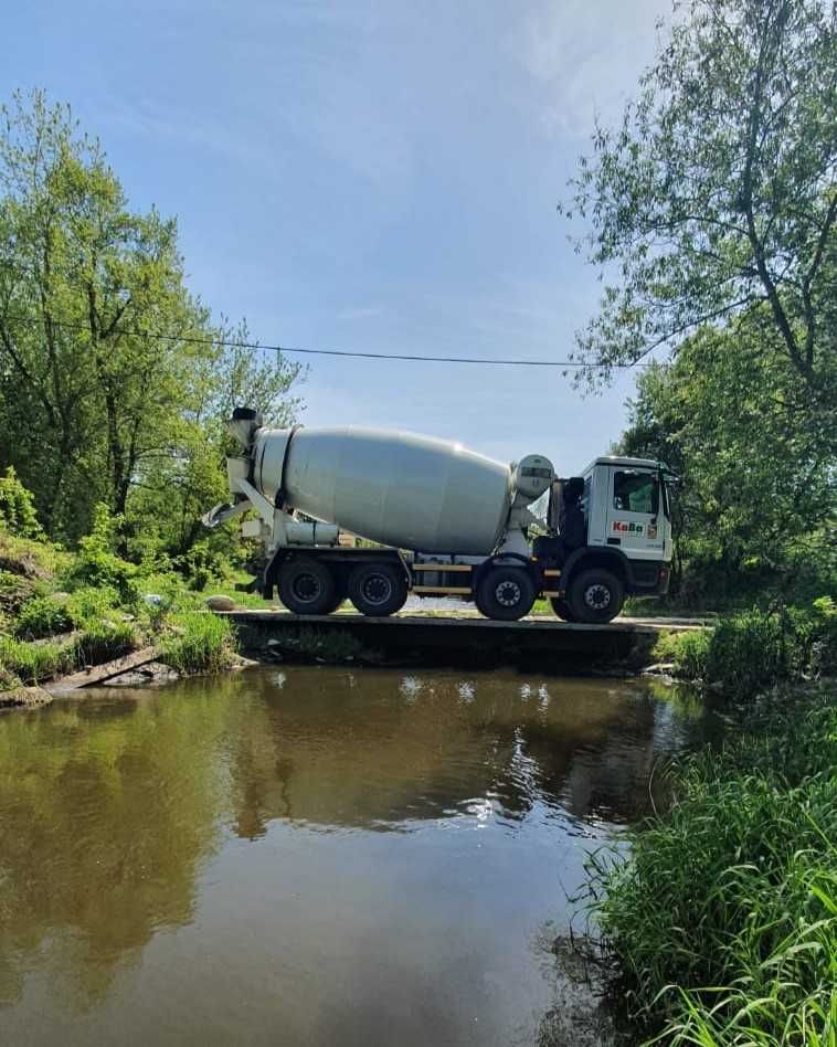 Podsypka pod kostkę, Stabilizacja, Beton półsuchy i Towarowy Zegrze