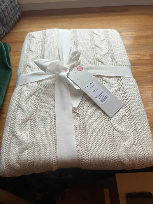 Okazja  Nowy koc pleciony Home&You - 130 x 170 cm