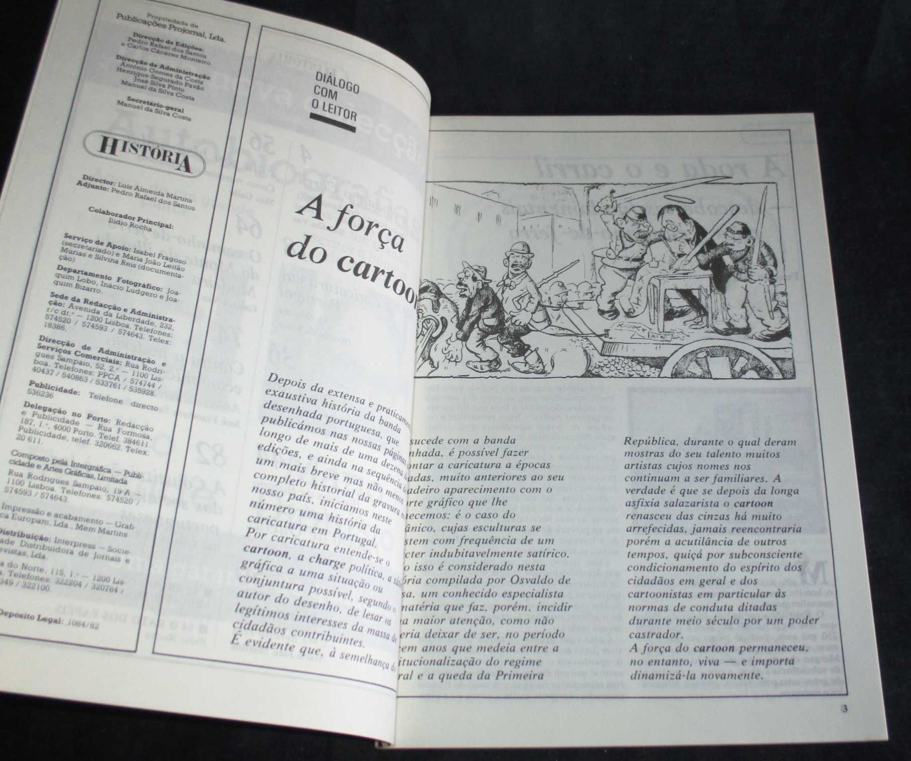 Revista História Nº 111 Agosto de 1988 A Caricatura Política Portugal