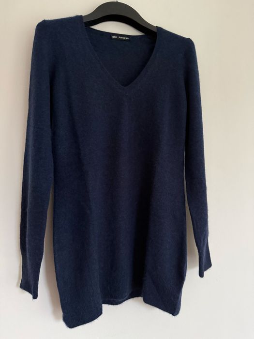 Sweter kaszmir S/M granat