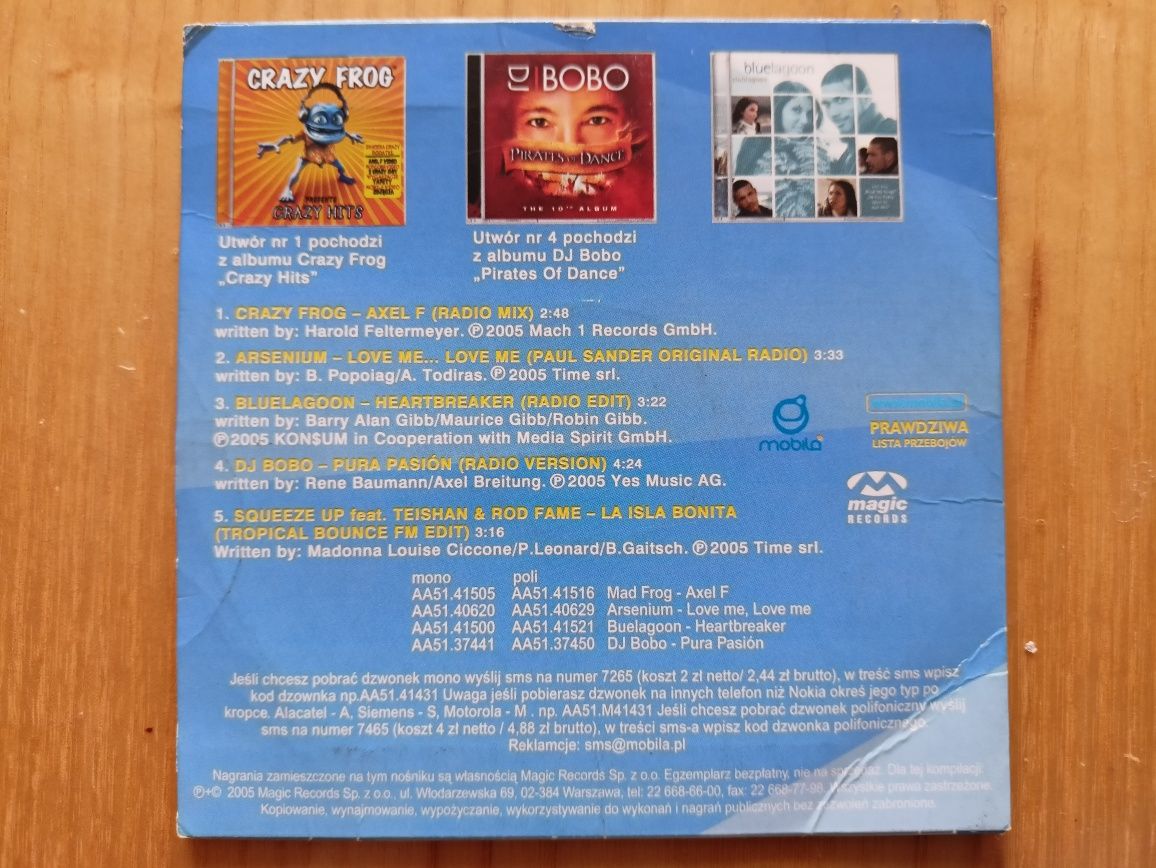 CRAZY FROG na płycie CD