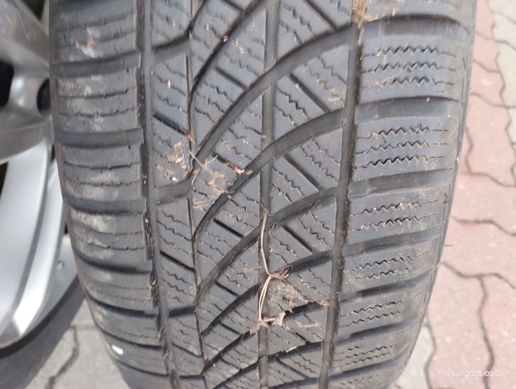 2- 4  szt opon 205/60r16 ,bieżnik ok 6mm