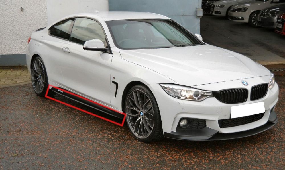 BMW 4 SERIES F32 F33 F36 M4 Dokładki progowe Performace Style