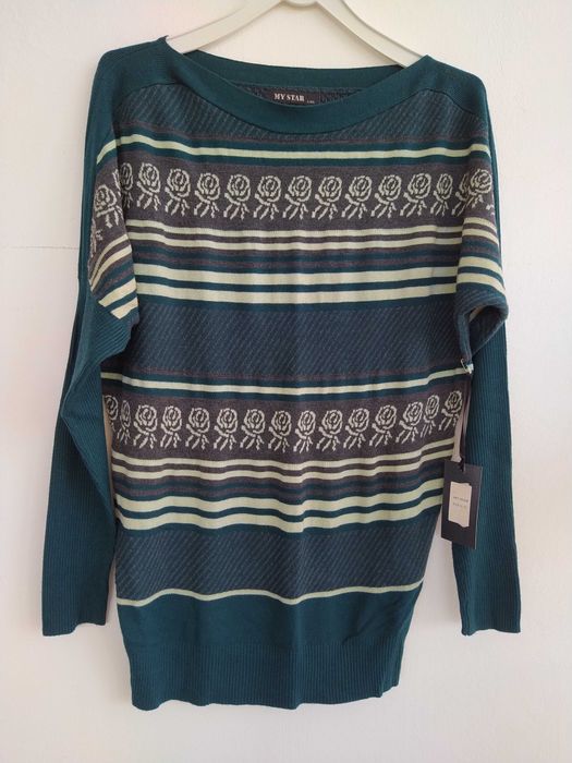 Camisola verde - My Star - Tamanho L / XL - Nova!