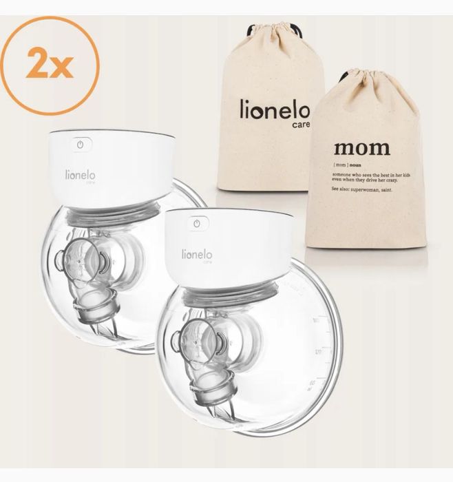 Laktator muszlowy podwójny hands free Lionelo Fidi Free Simple