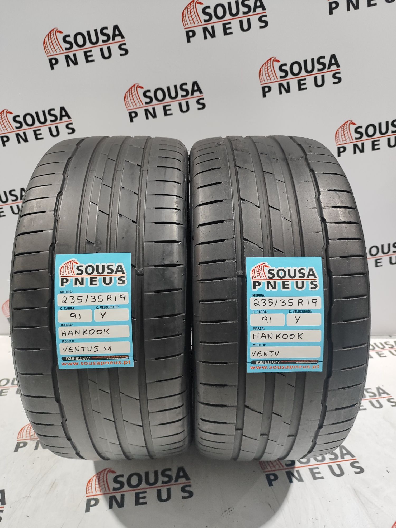 2 pneus semi novos 235-35R19 Hankook - Oferta dos  portes