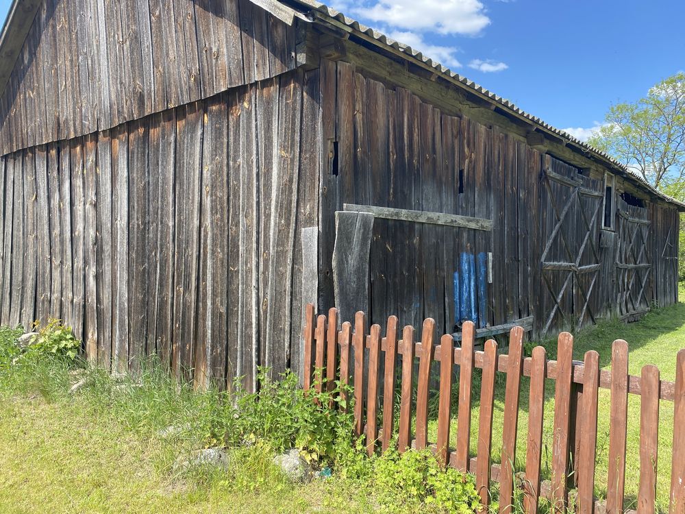 Rozbiórki stodół, skup starego drewna, desek, belek, uprzątnięcie