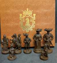 Шахматы Германия Винтажные средневековые шахматные фигуры