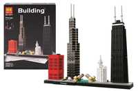 Конструктор 10677 Чикаго Building Chicago 444 дет Architecture 21033