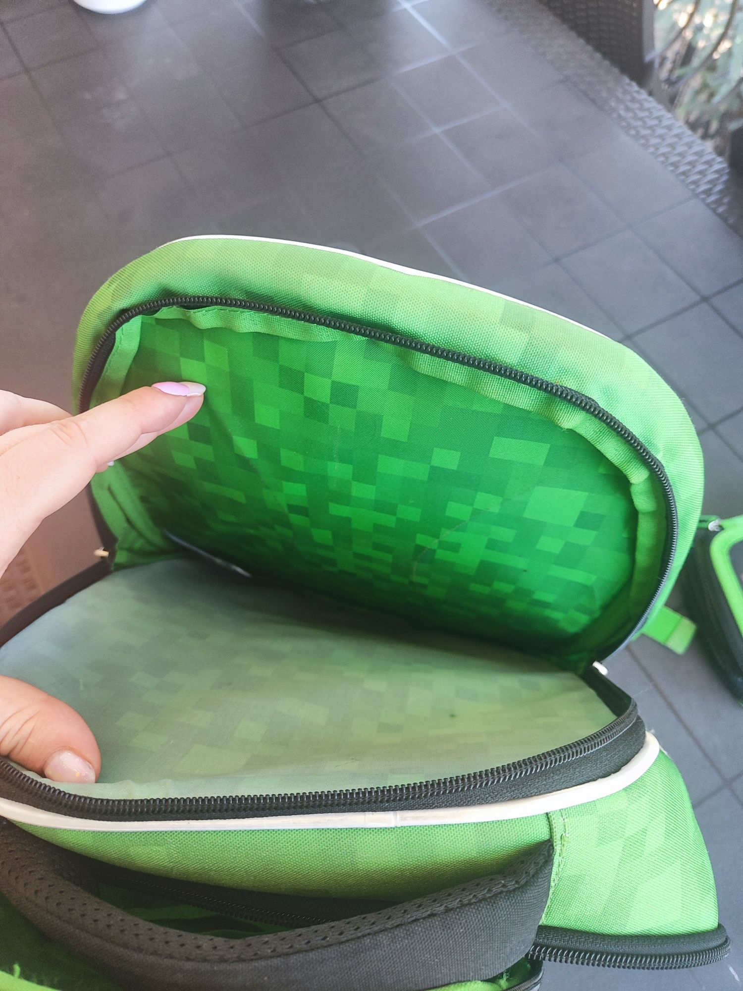 Tornister plecak piórnik Minecraft