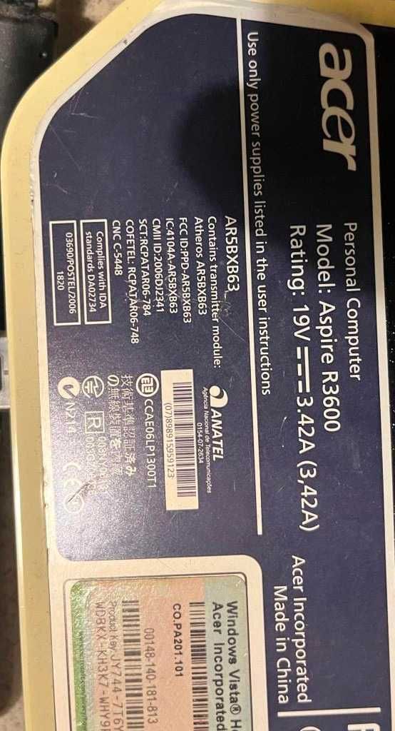 Acer Aspire R3600