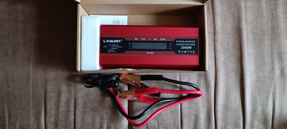Автомобильный Преобразователь(инвертор) 12V-220V 2000W + USB