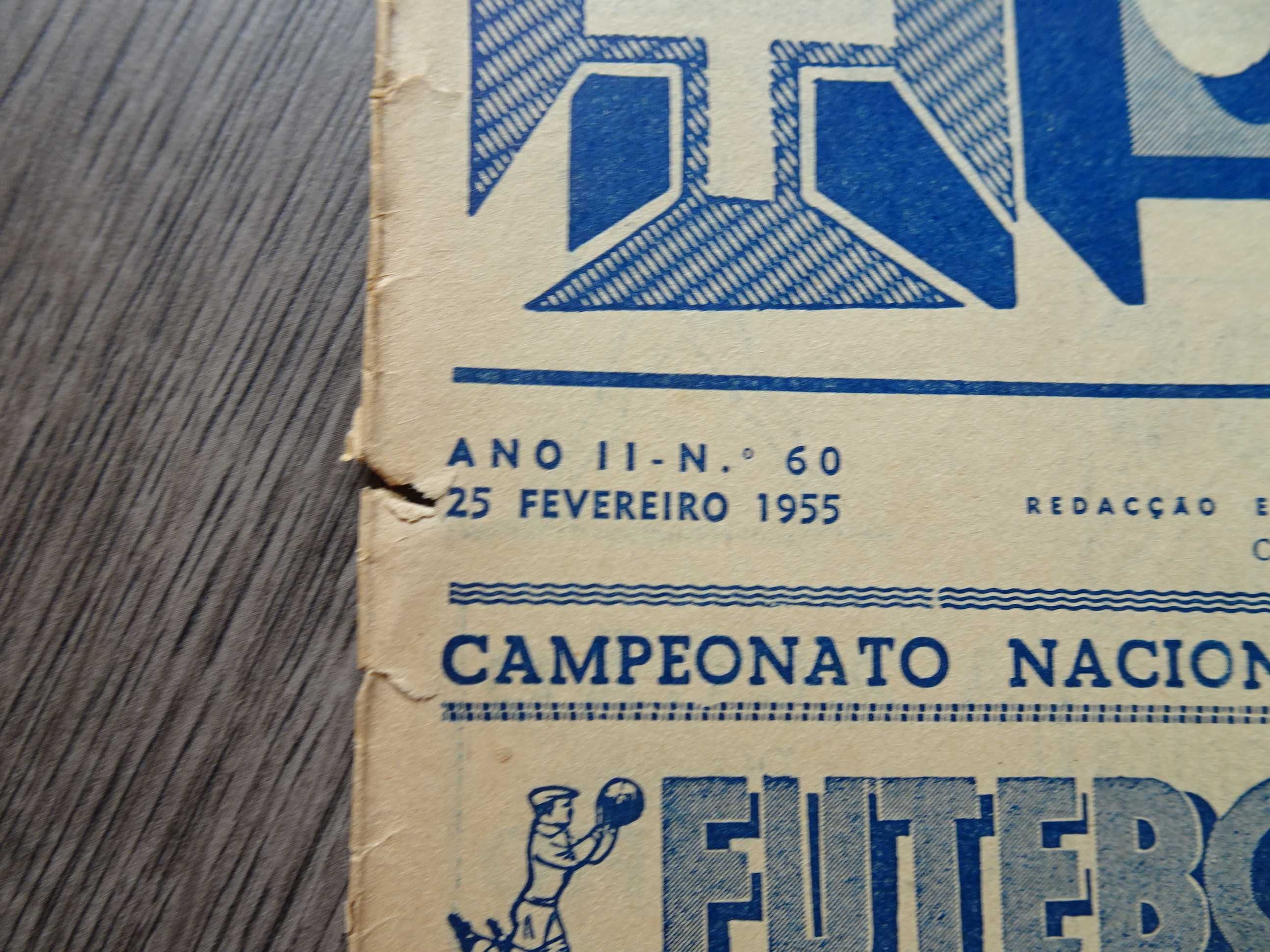 Antigo Jornal Belenenses Fevereiro 1955