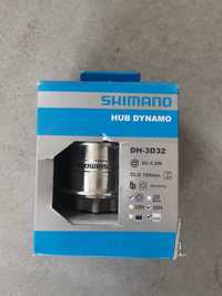Nowe piasty Shimano hub dynamo DH-3D32, 36H (otworów)