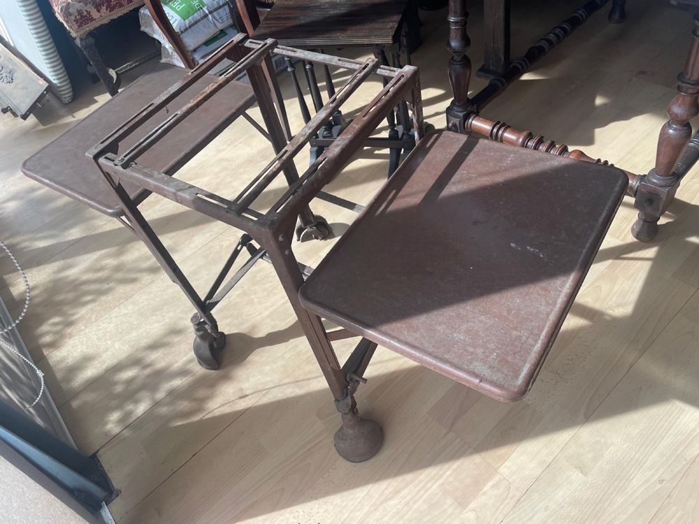 Mesa industrial em ferro