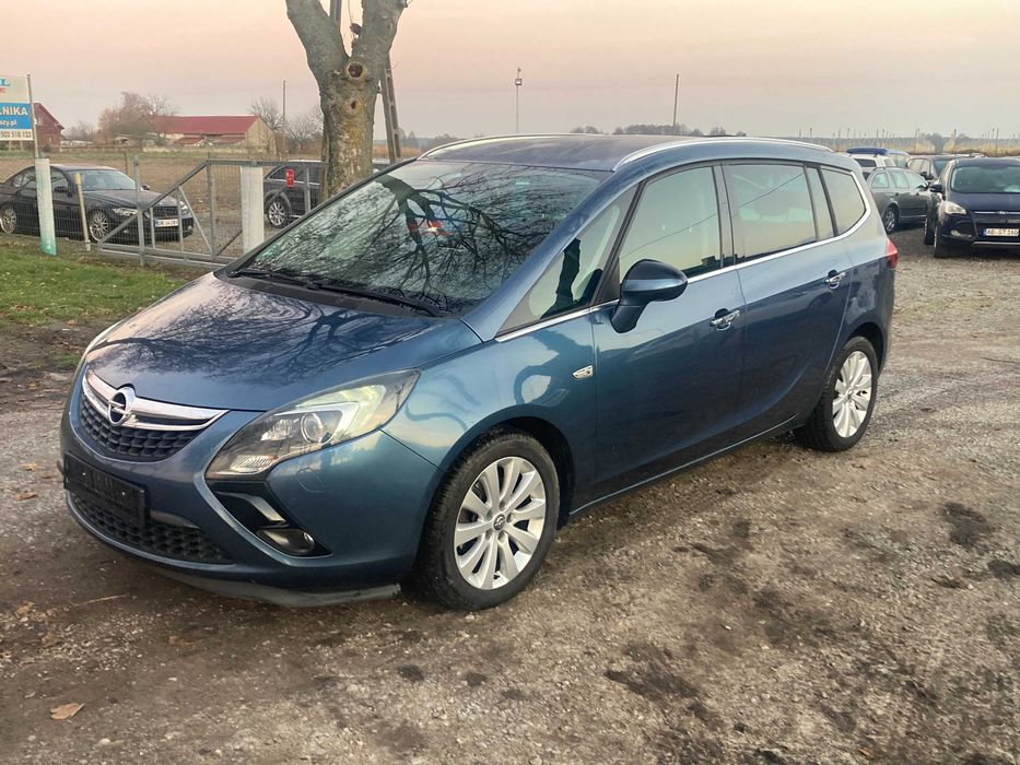 Opel Zafira 2013 1.4b 120km 6b 7-os Opłacony Oryginał Pełna Opcja LED