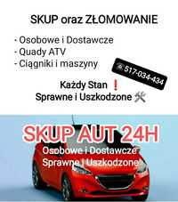 Auto Skup 24h Kasacja Złomowanie Samochodów Osobowych Uszkodzonych