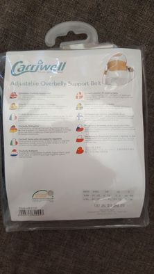 Pas ciążowy Carriwell regulowany czarny