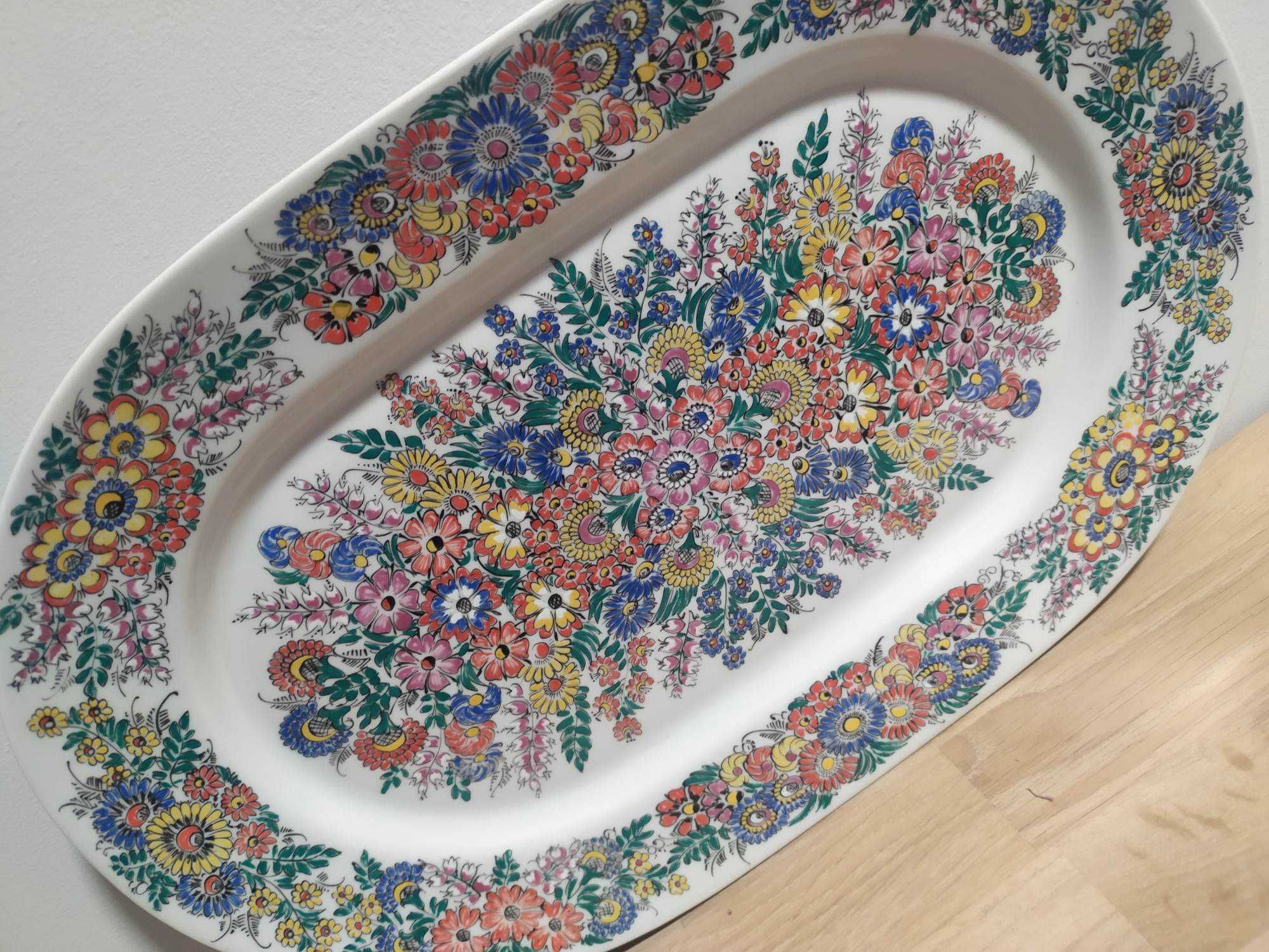 półmisek ręcznie malowany Porcelana Opolska 1983