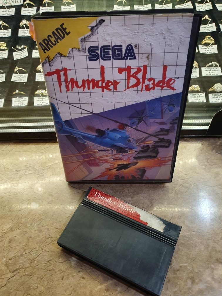 Gra gry SEGA Thunder Black Cartridge Kardridż od kolekcjonera
