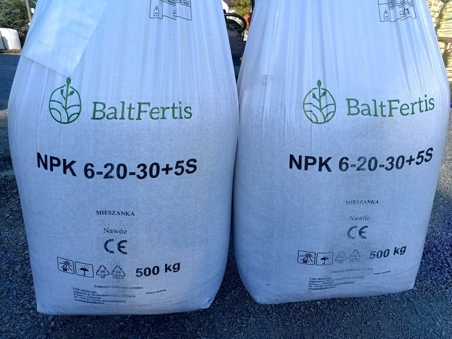 Nawóz NPK 6-20-30 S (5) % worek 500 kg BB