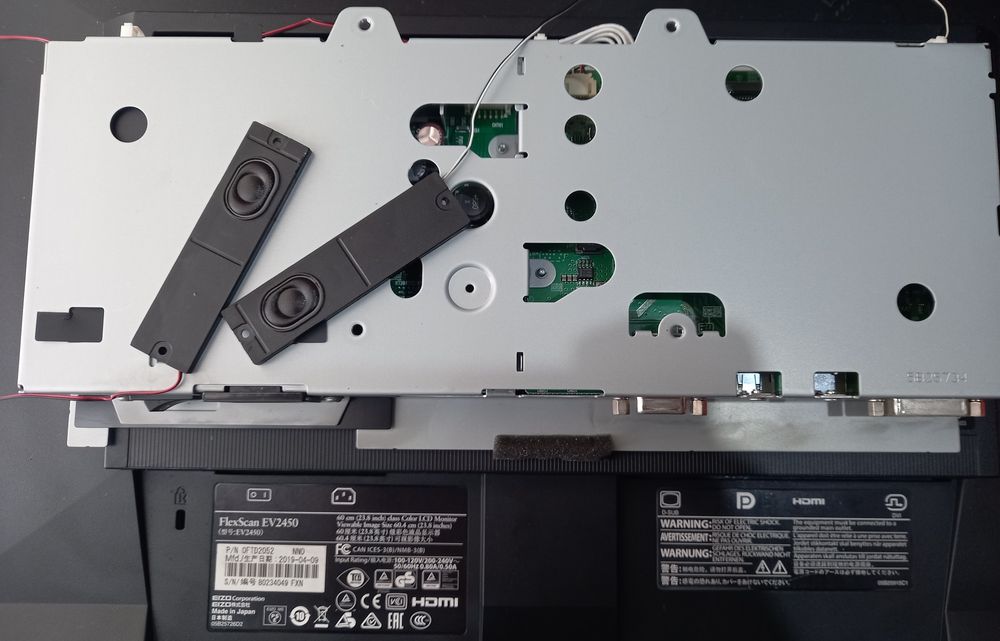 Placa Monitor Eizo FlexScan EV2450