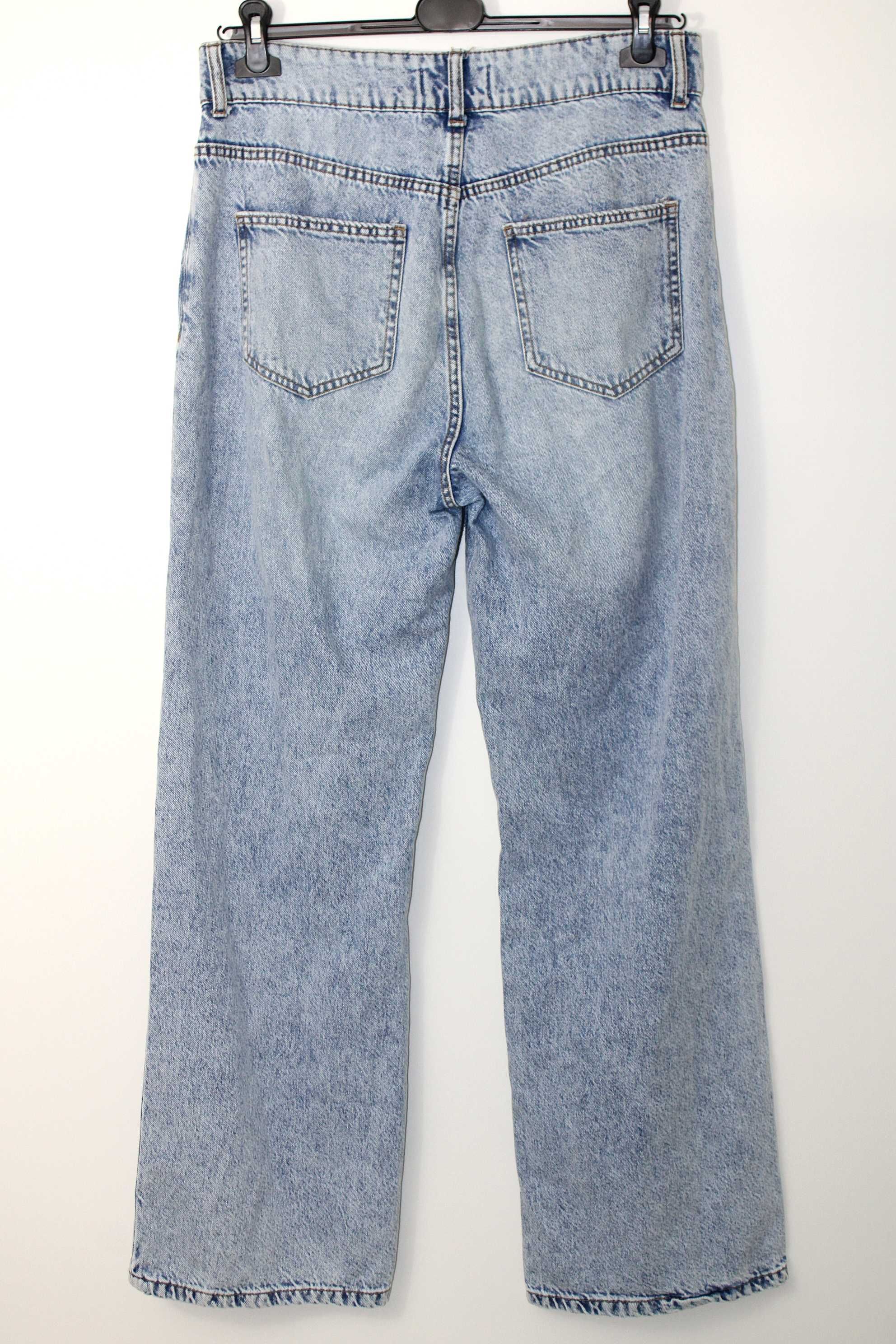 x4 PRIMARK Stylowe Damskie Spodnie Jeans Dziury Wysoki Stan 42 XL