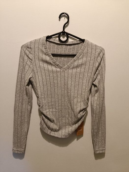 Lekki szary sweterek, XS