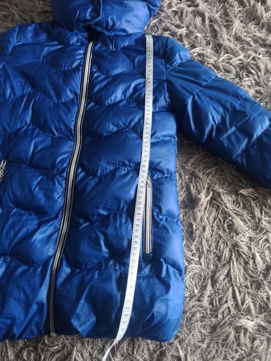 Kurtka płaszczyk zimowy z kożuszkiem  firmy Next rozm. 128-134