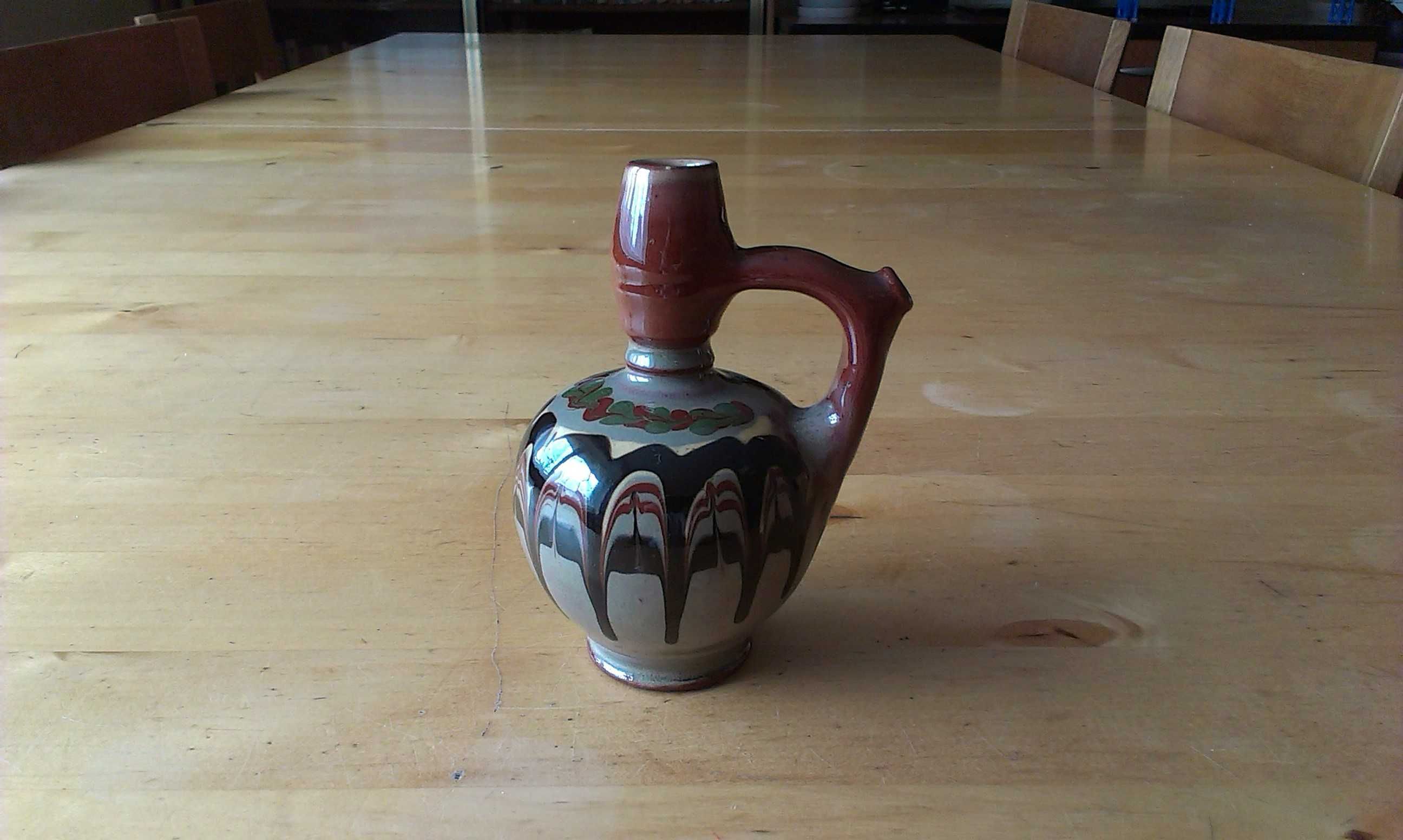 Tradycyjna bułgarska karafka / flakonik "pawie oczko".