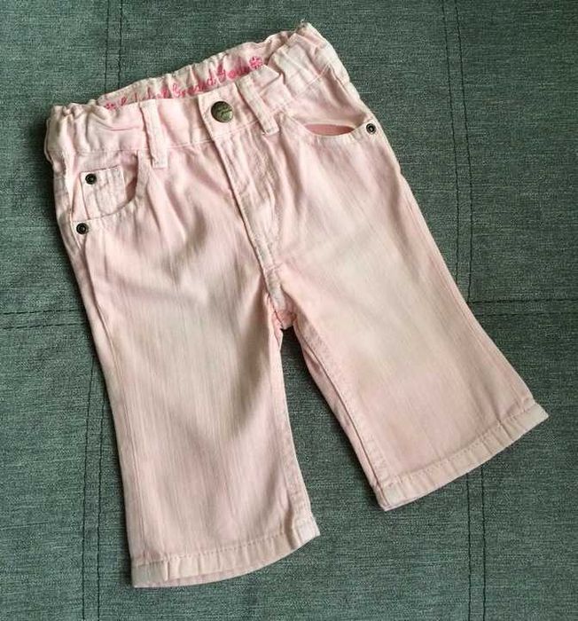 JEANSY różowe *L.O.O.G. by H&M* r.62 wygodne