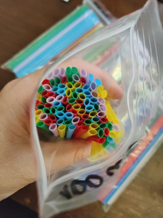 Трубочки для коктейлів 13 см. Набір 500 шт.