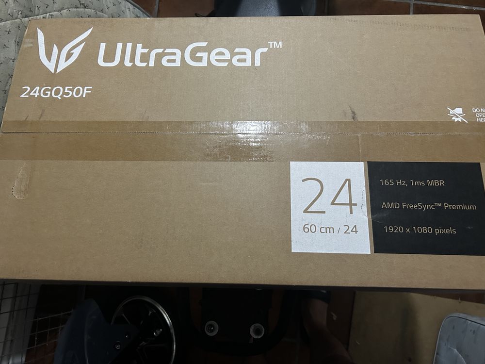 Monitor gamer LG 24’ 165hz 1ms ultragear