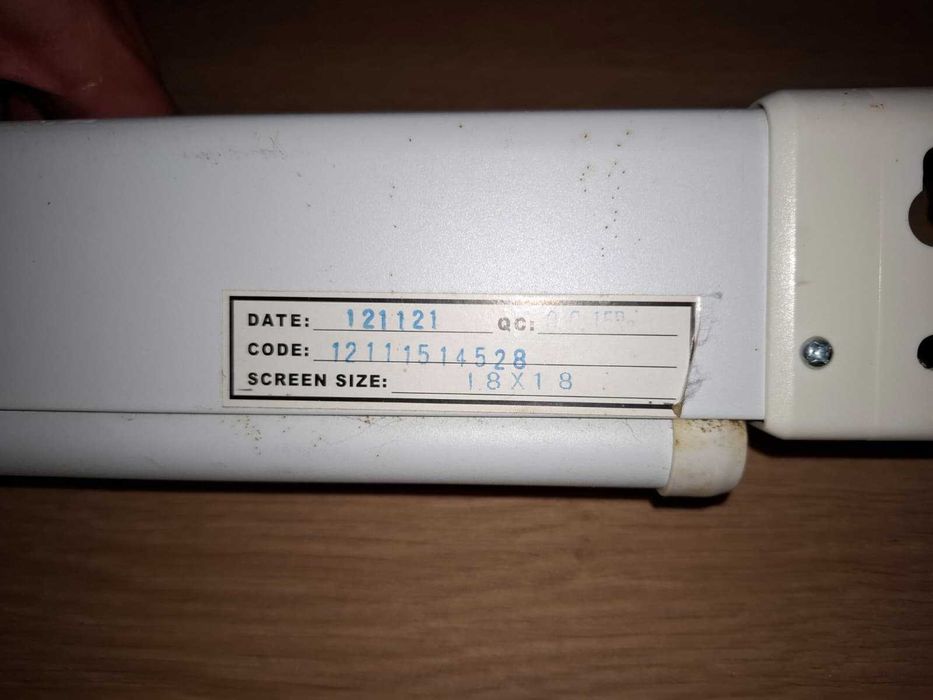 Tela de projector para NS SCREEN 180 X 180 para parede/teto