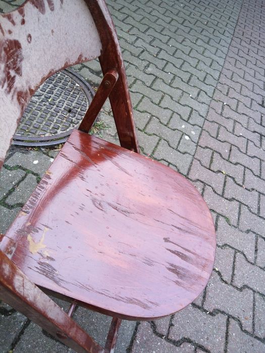 Thonet krzesło składane PRL