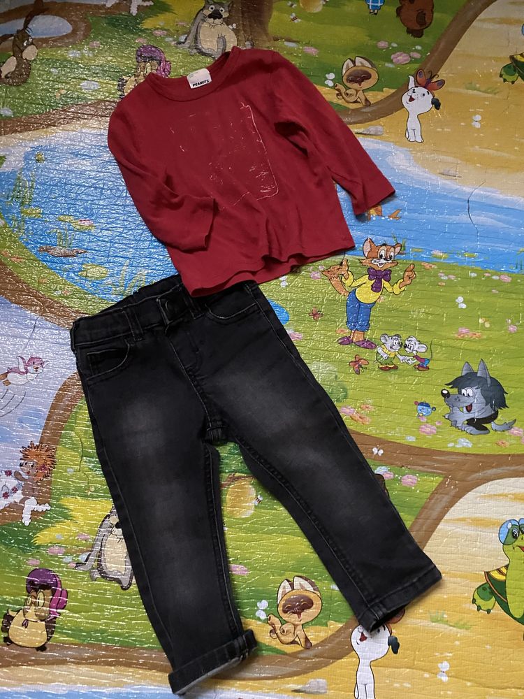 Стильний комплектик на хлопчика джинси поло