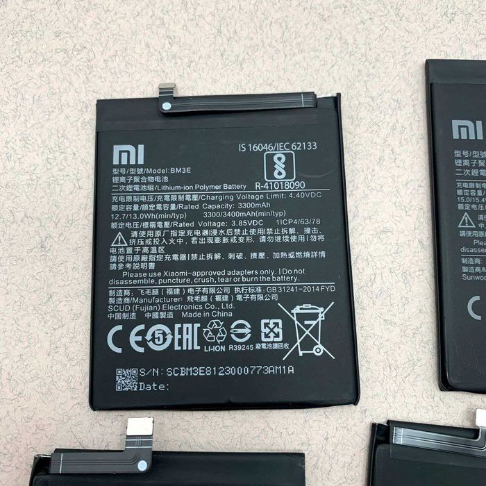 Батареї до Xiaomi (всі моделі) BM3E BM3J BM4F BM4J BN4A BN52 BP40 BP41