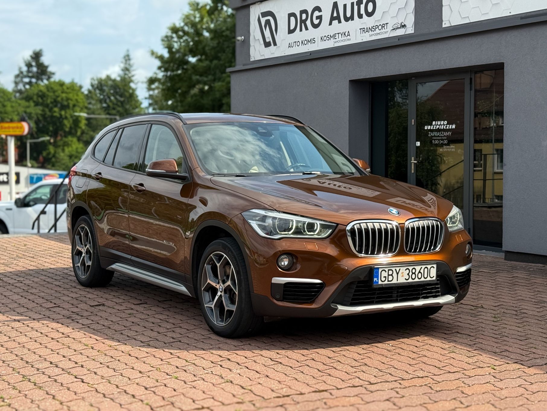 BMW X1 BMW X1 xDrive 2.0d 150 KM•Automat•4x4•Brąz•Kremowe wnętrze•Stan BDB