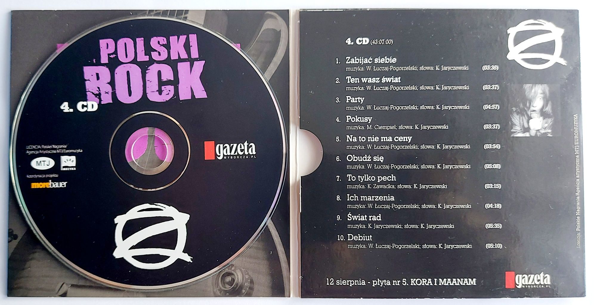 Oddział Zamknięty Polski Rock 4. CD 2010r