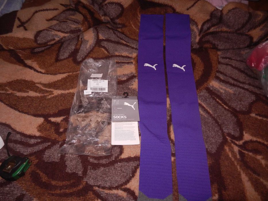 Wyprzedaż->Puma skarpetogetry piłkarskie FIOLET ROZM.47-49
