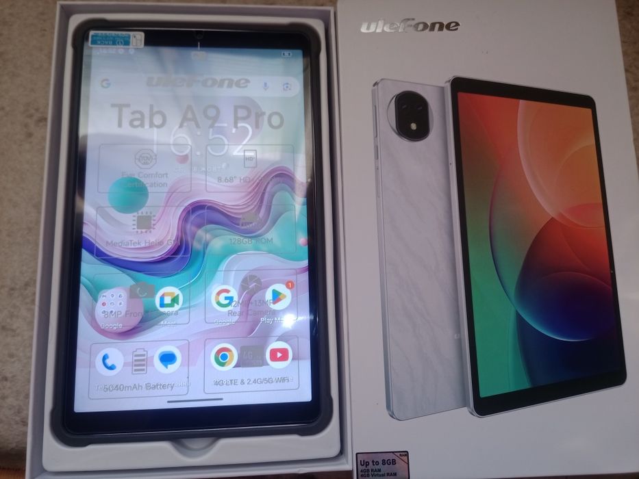 Android 15 4/128Gb G91 планшет Ulefone tab A9 pro
